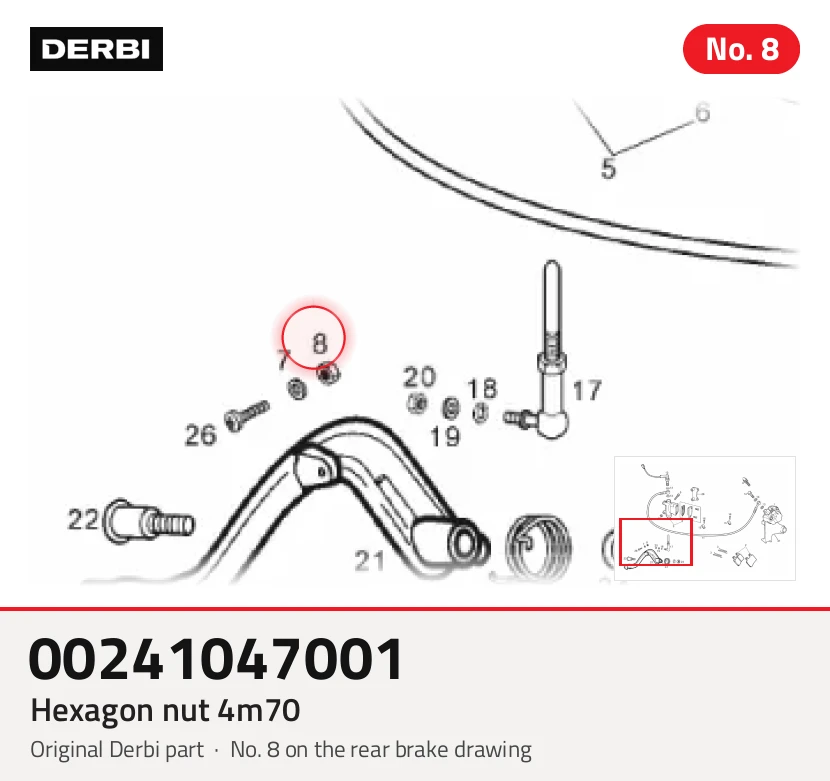 Écrou hexagonal 4m70