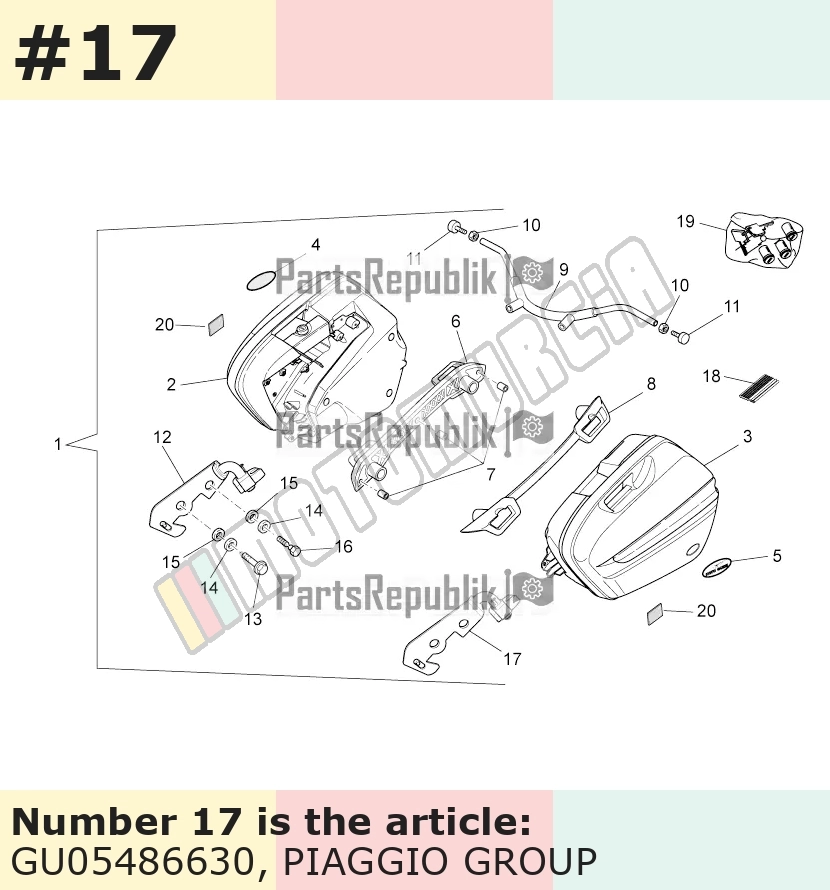 Suporte esquerdo