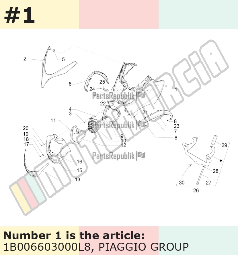 Frontschild, gelb, Suffix: L8_gelb metallic 976/A