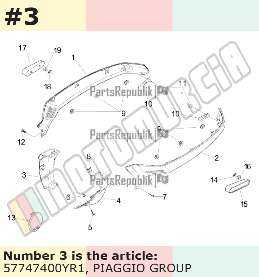 Abdeckung, rechts, rot, Suffix: YR1_rot chianti 102/A