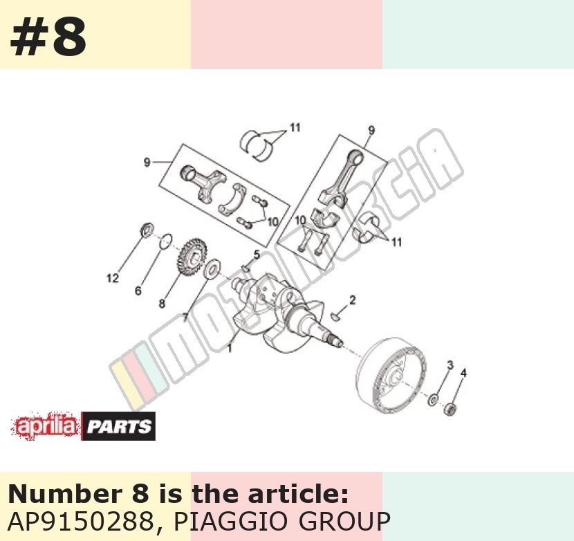 Sprocket frontal