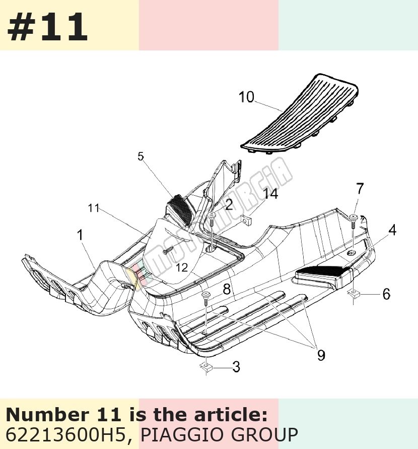 Trappe d'inspection, gris, Suffixe et code couleur Piaggio: H5_gris 763/B