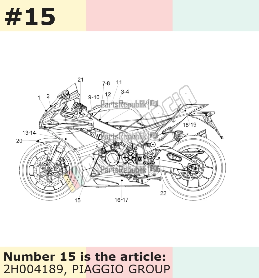 Schriftzug, Motiv: RSV4 Factory, links oder rechts