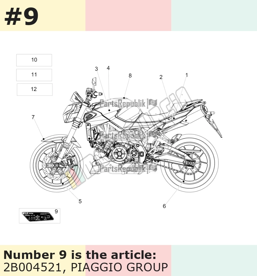 Autocollant, Motif: pression des pneus