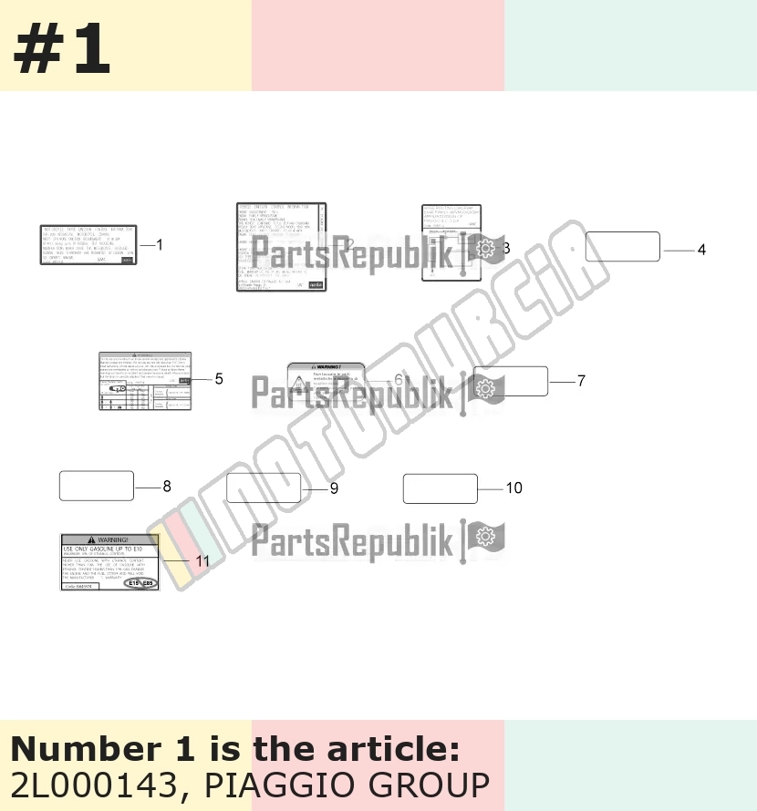 Aufkleber, Motiv: Emission control