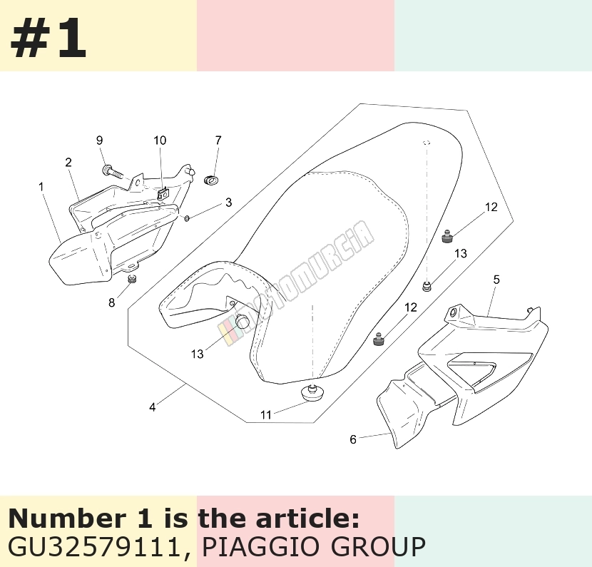 Schutzstück, rechts