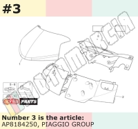 Handlebar Fairing, right, front, grey, Manufacturer colour: silber excalibur