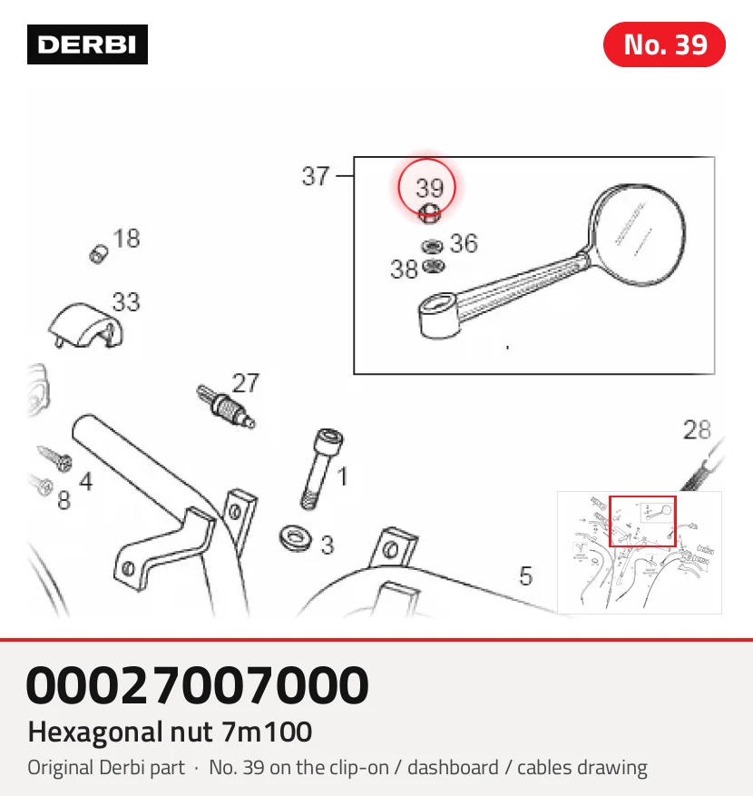 Tuerca hexagonal 7m100