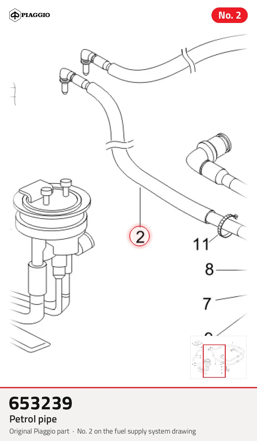 Petrol pipe