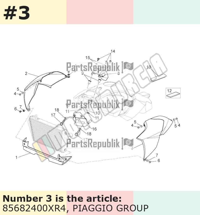 Verkleidung, links, rot, Suffix: XR4_rot fluo