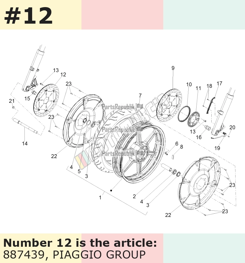 Brake Disk front, right