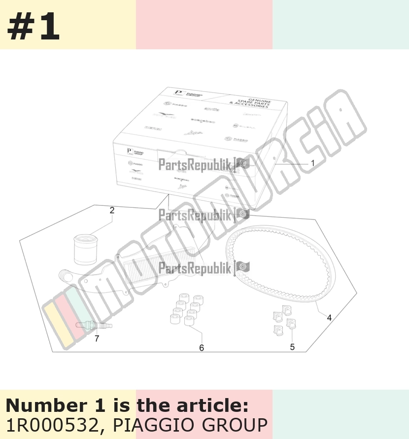 Kit de inspeção sem pastilhas de freio, piaggio mp3 400 e5/beverly 400 e5