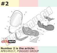 Handlebar Fairing, front, grey
