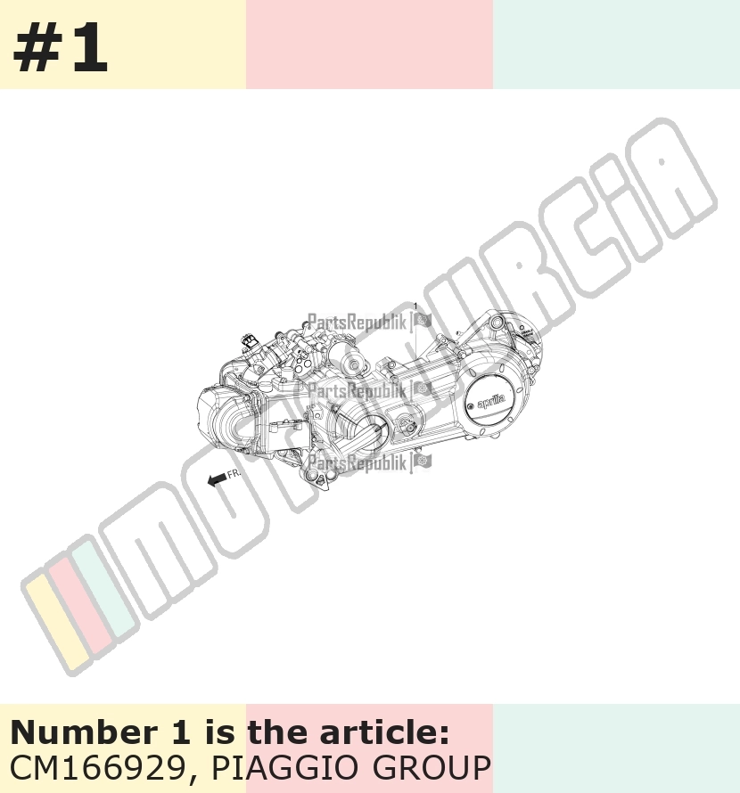 Motor 125 ccm, 4T 3V