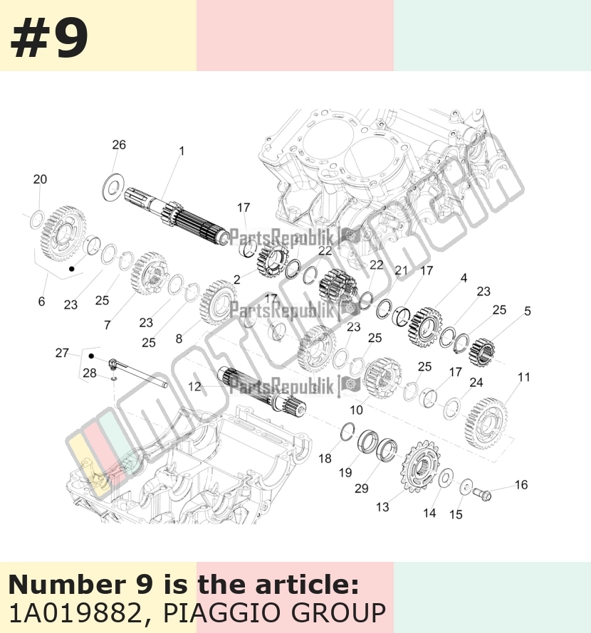 Roda de engrenagem 3rd Gear