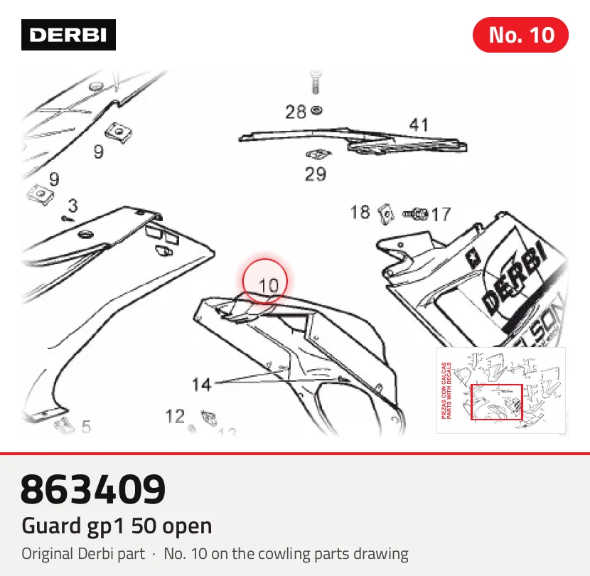 Guarda gp1 50 aberto