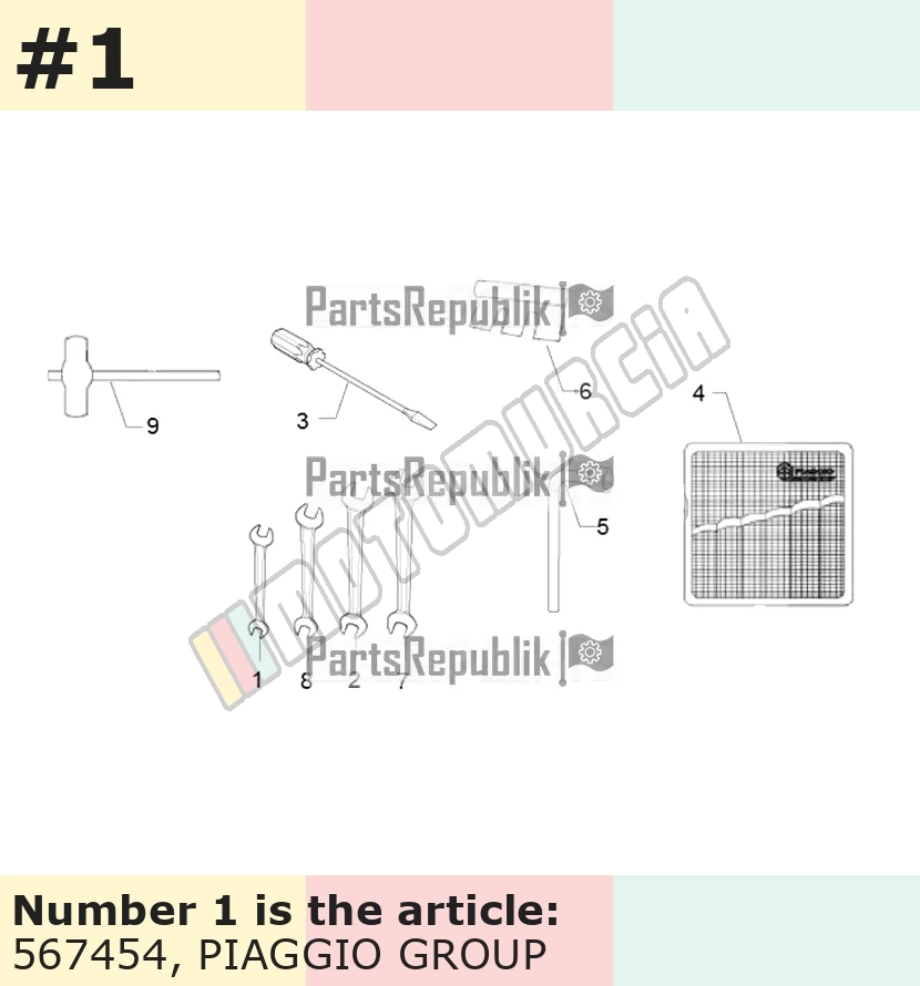 Clé plate, Taille: 7/8