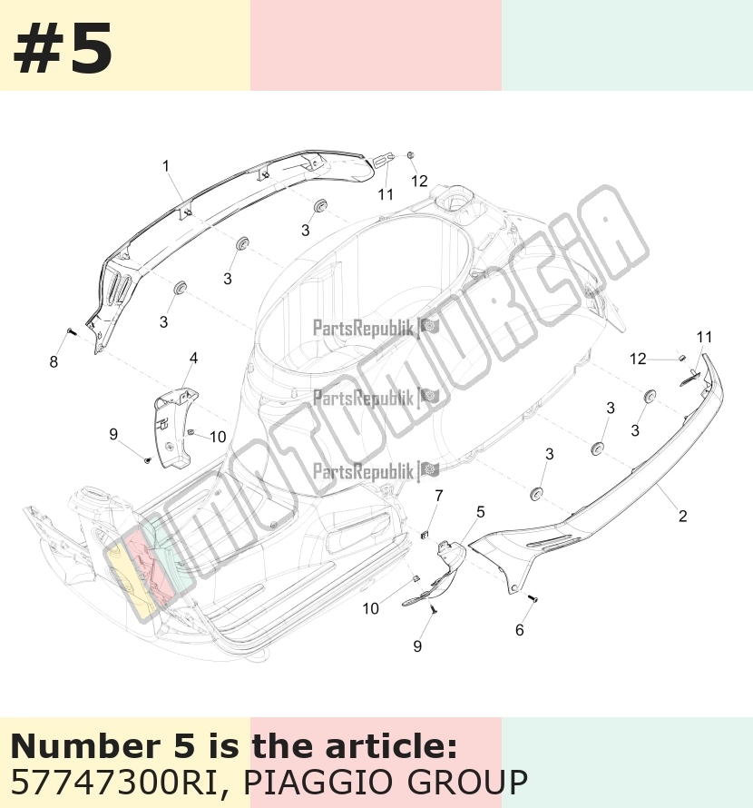 Abdeckung, links, rot, Suffix: RI_rot vintage 820/A