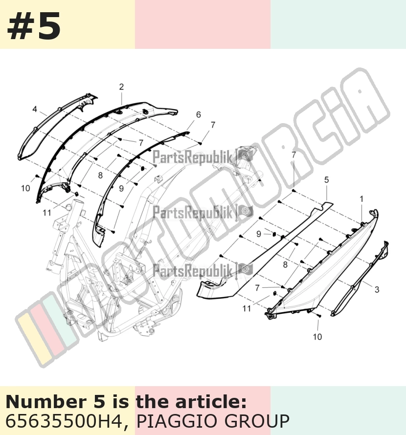 Verkleidung, links, grau, Suffix: H4_grau matt 760/B