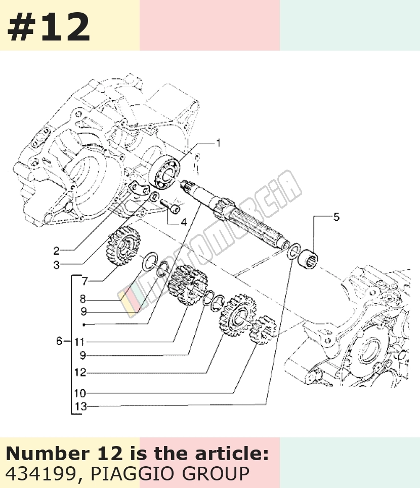 Zahnrad 6a