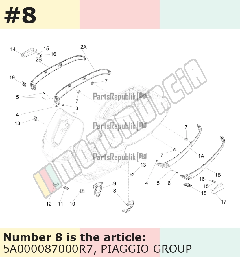 Deksel, links, rood, Suffix: R7_rood dragon / passione / 894