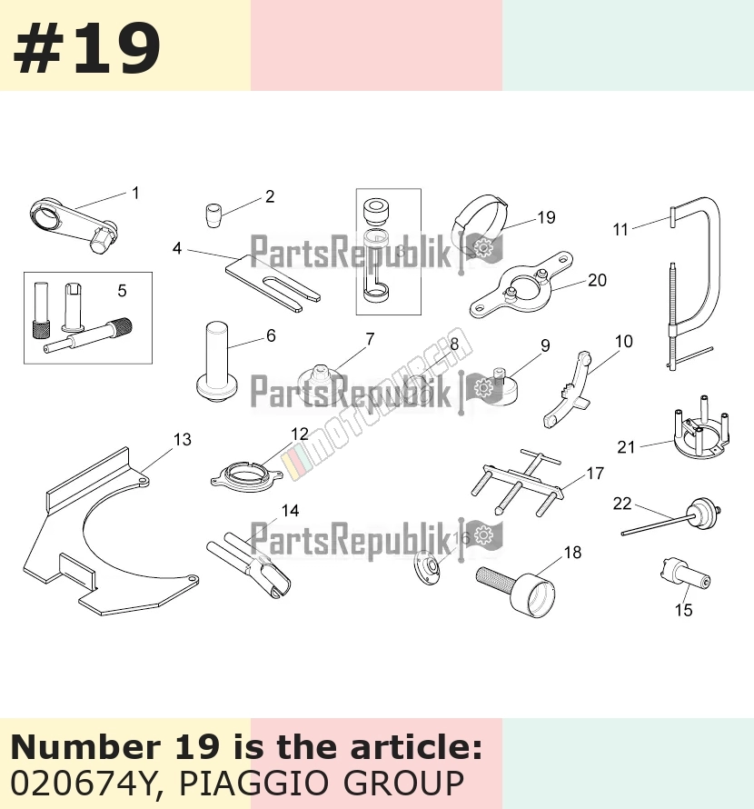 Outil de serrage pour segments de piston