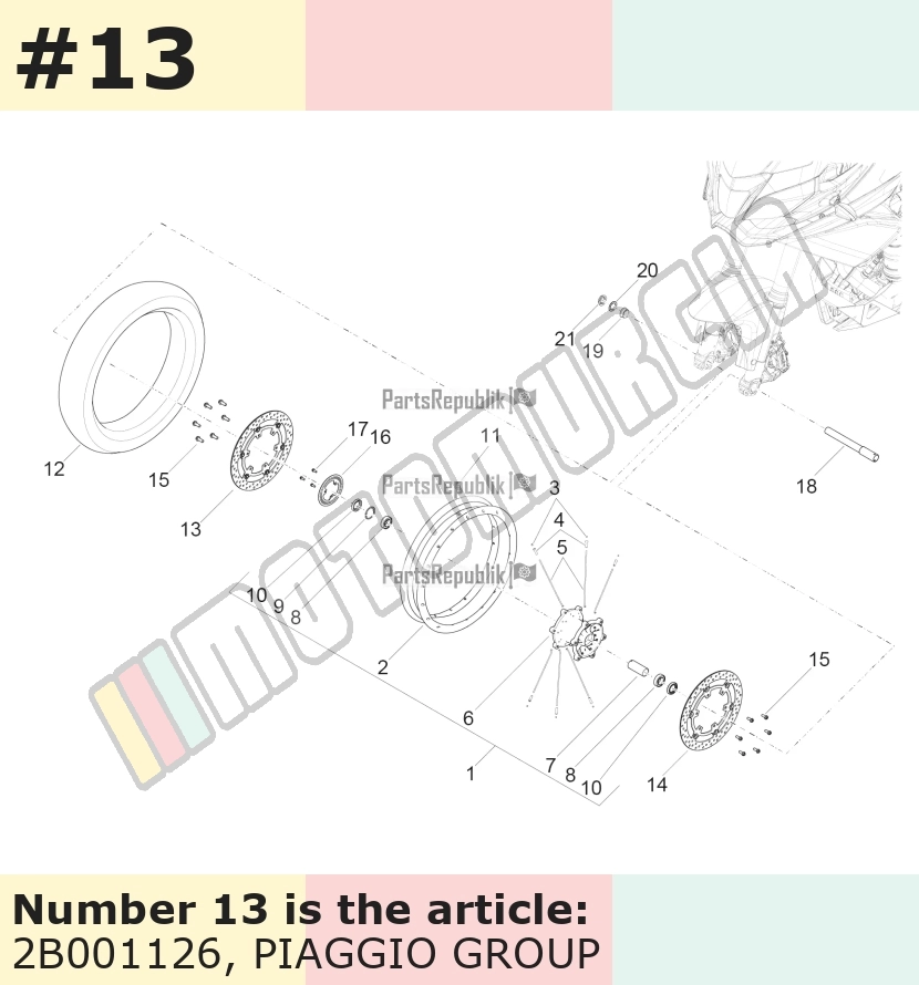Brake Disk front, right