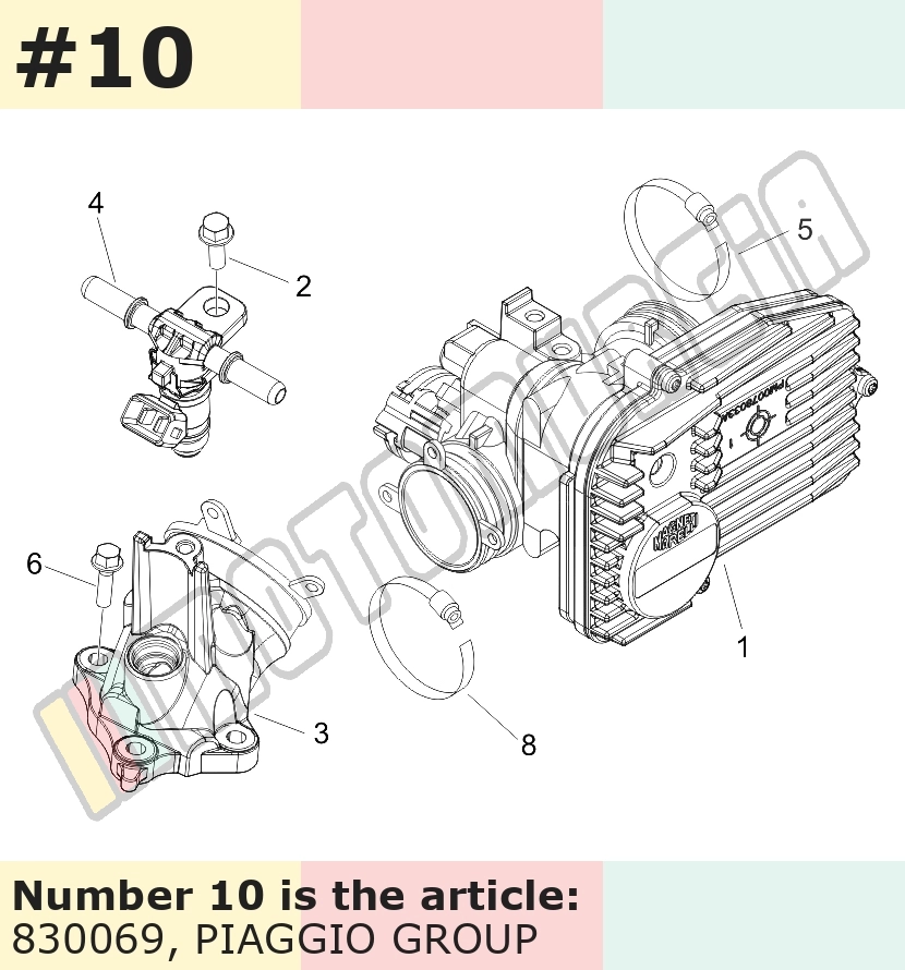 Fixation pour injecteur