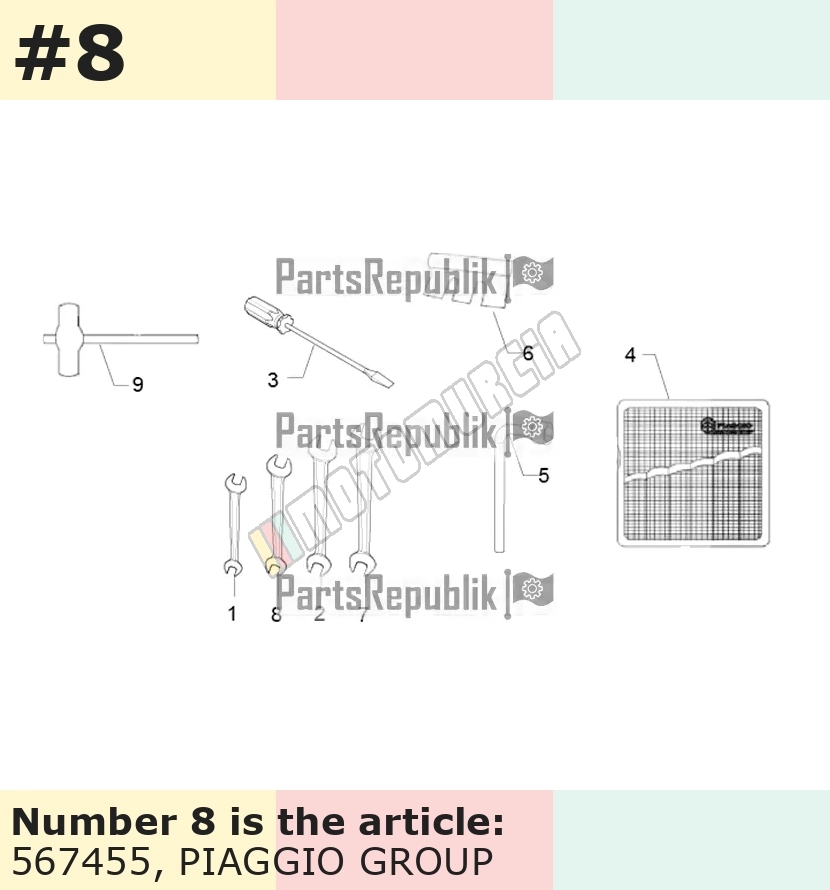 Clé plate, Taille: 10/13