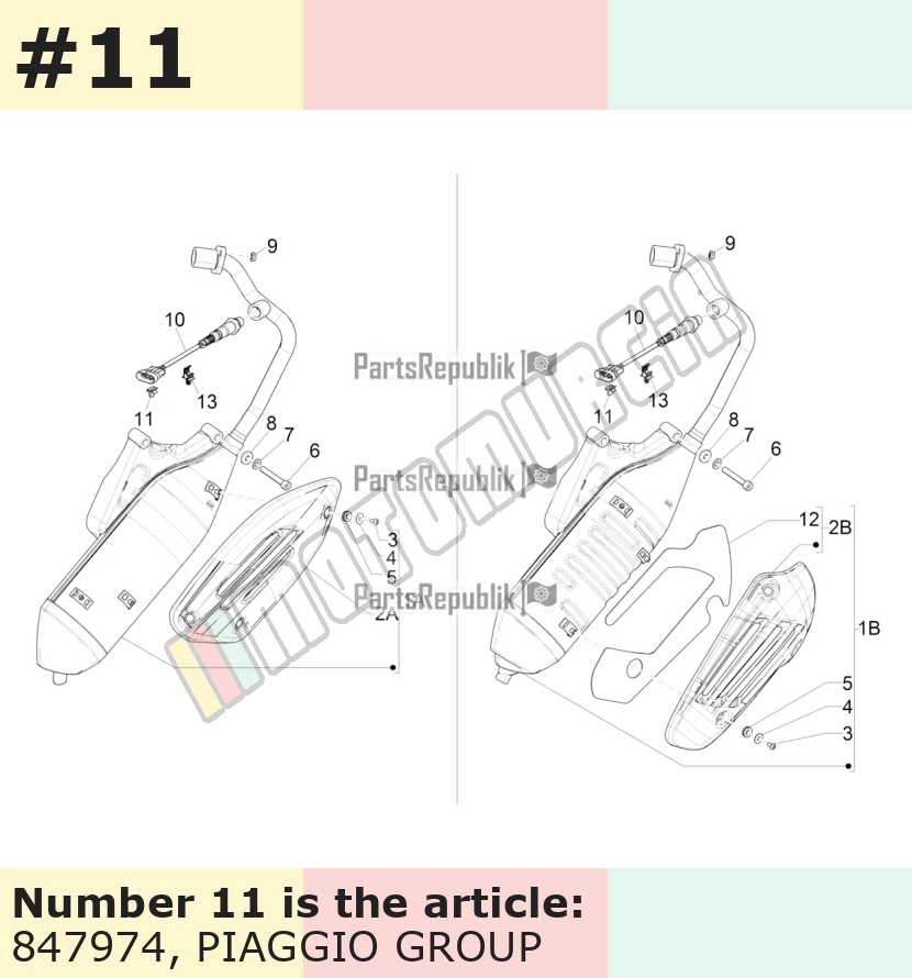 Staffa per cavo del sensore Lambda