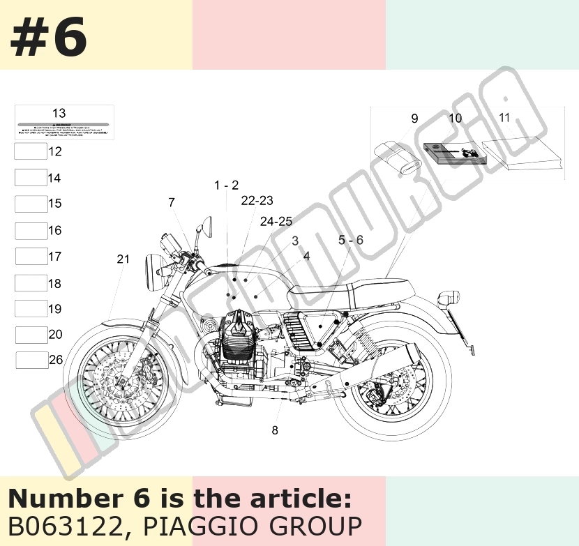 Dekor, Motiv: V7 Special, links