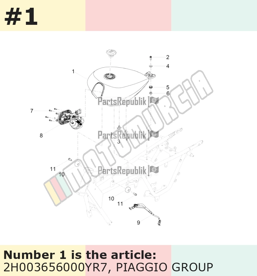 Benzintank rot, Suffix: YR7_rosso rovente