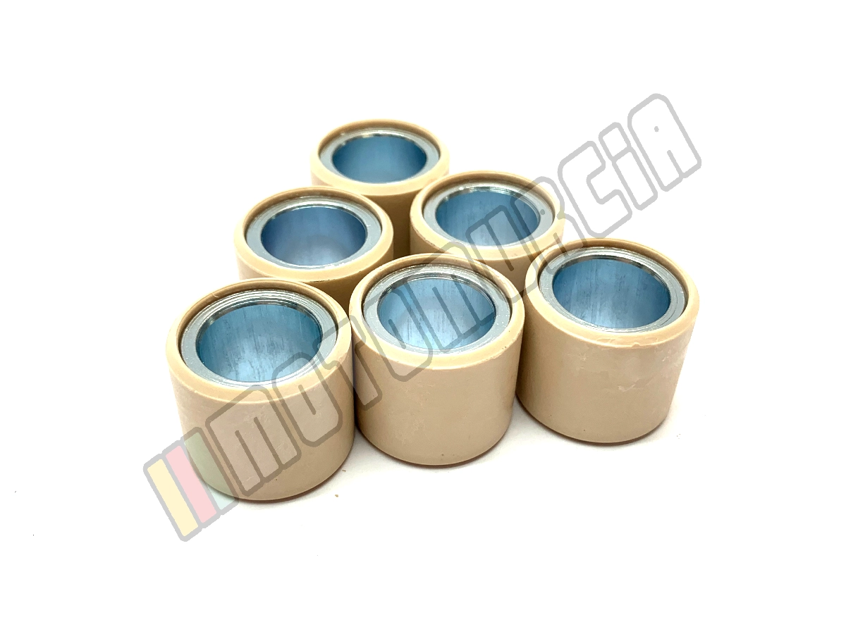 Rollengewichten set 25x22,2 mm, 28,0 g, Inhoud: 6 Stk