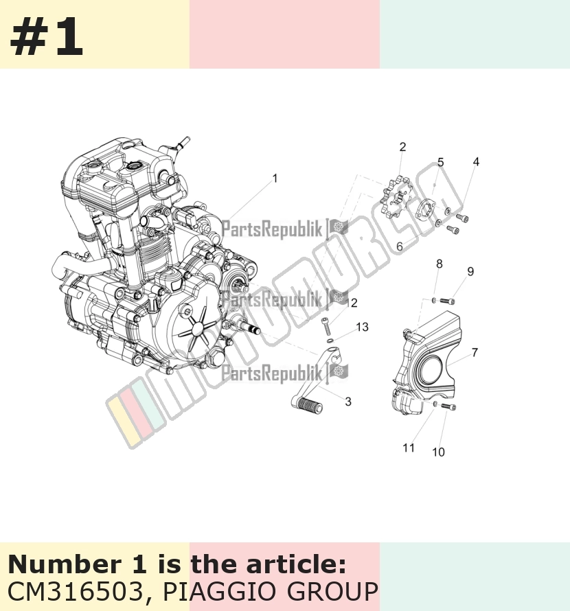 Motor 125 ccm, 4T 4V, Euro 5