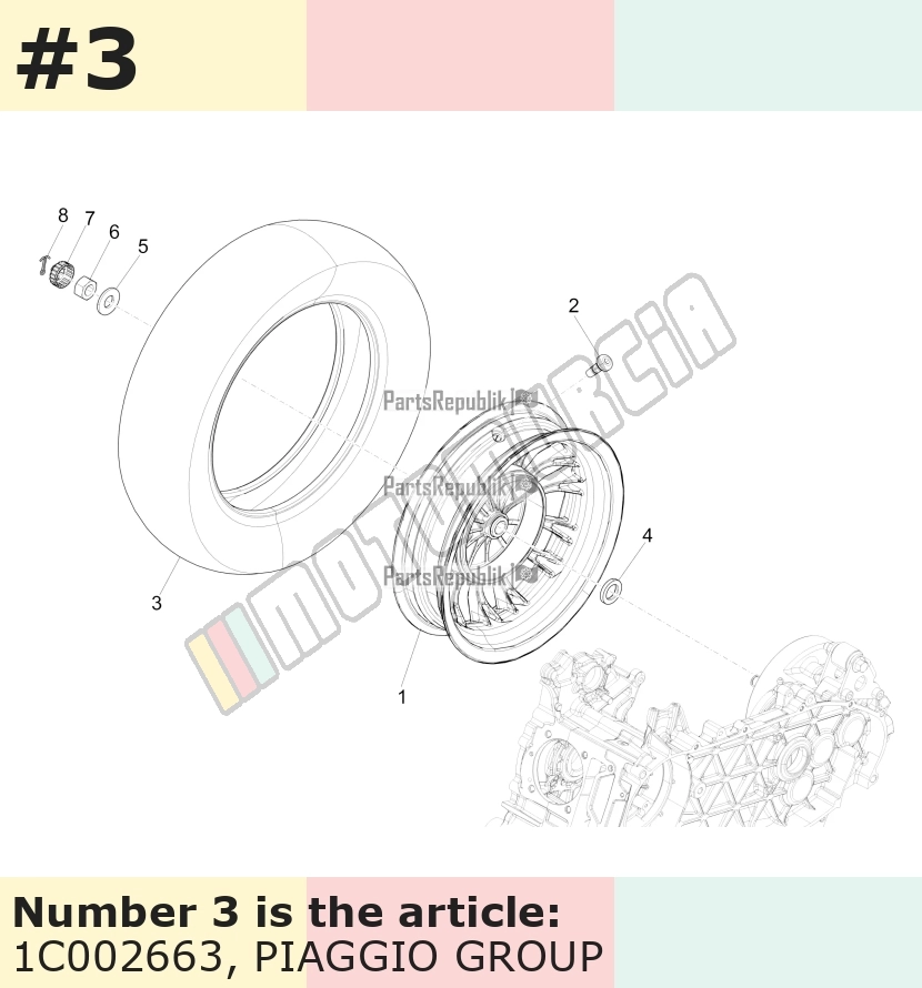 Pneu 120/70-12, 58P, TL, Mitas