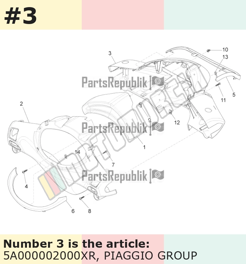 Handlebar Fairing, front, red, Suffix: XR_red 854/A