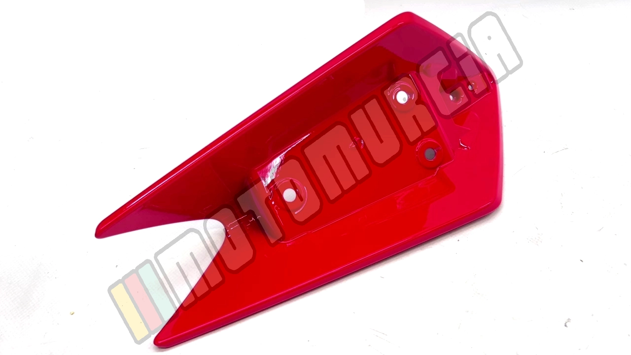 Sitzabdeckung, ohne Dekor oben, rot, Suffix: XR4_rot fluo