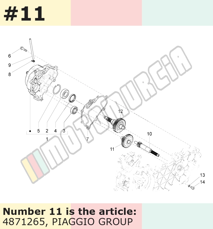 Pignon de renvoi
