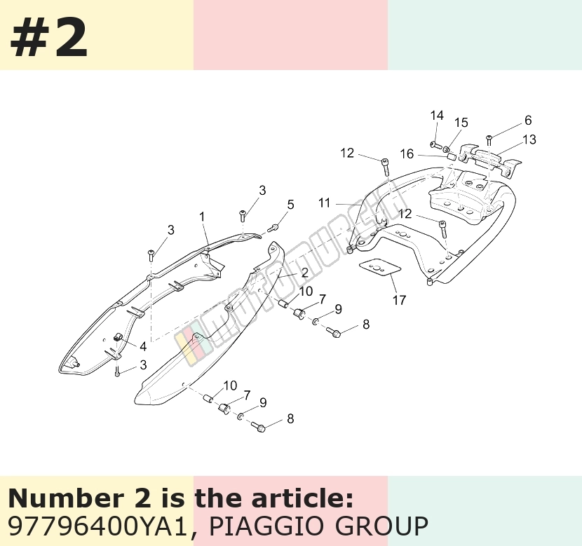 Lh cauda traseira branca