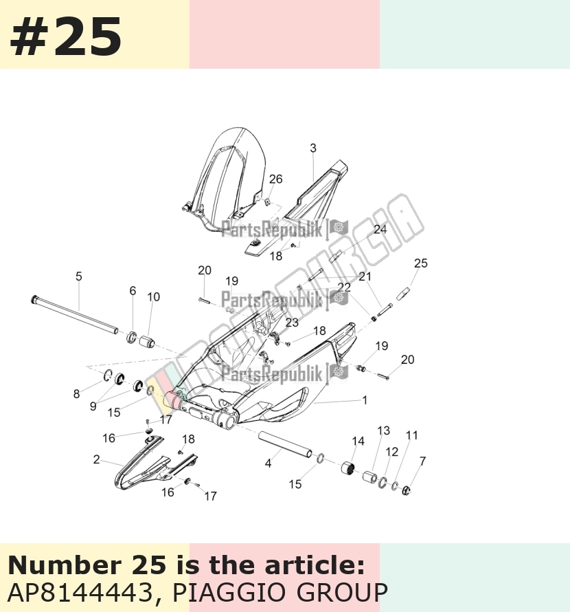 Guide chaîne gauche