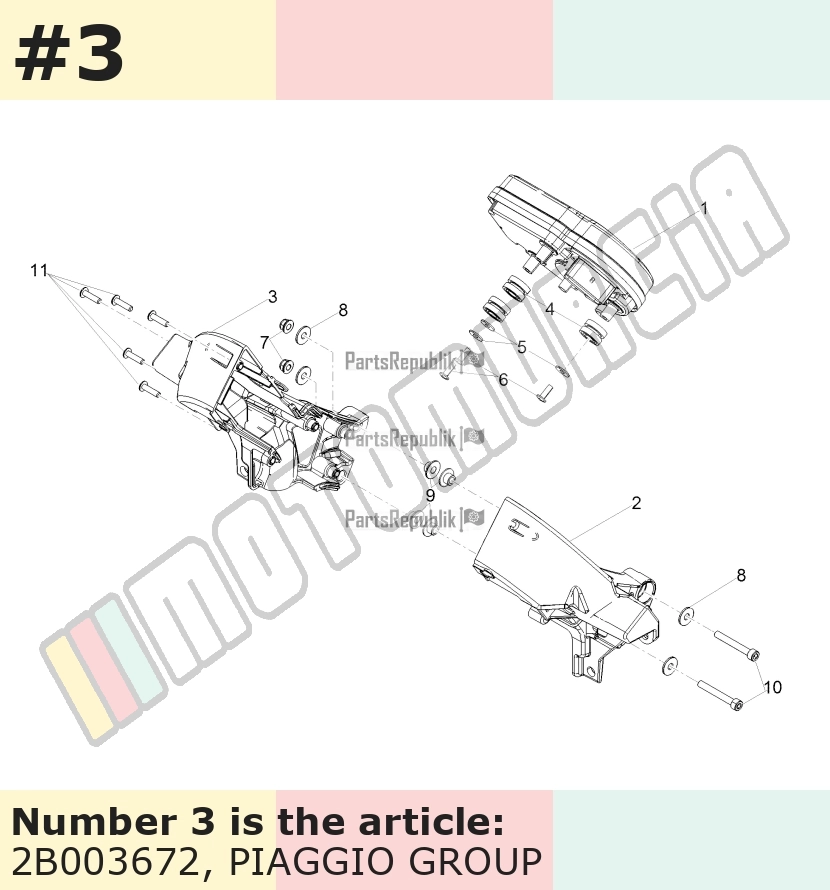 Fixation pour instruments de cockpit, droit