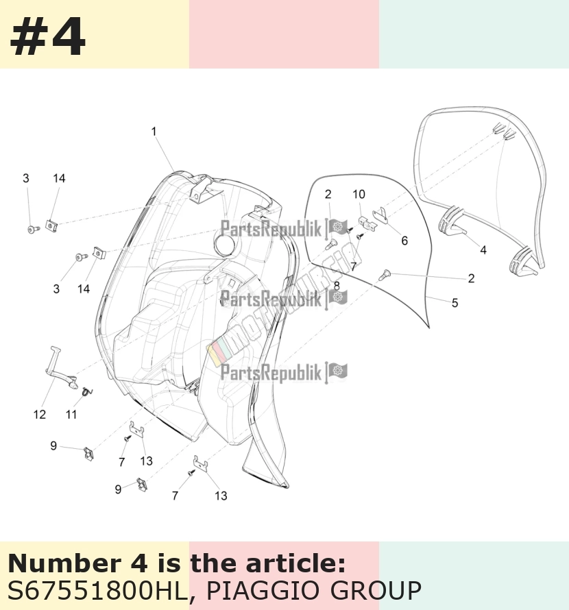 Gepäckfachklappe, grau, Suffix: HL_grau 700/C