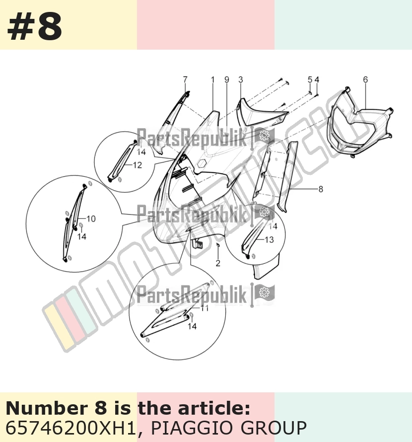Abdeckung, links, grau, Suffix: XH1_grey 746/B