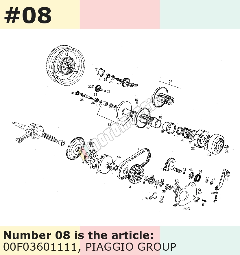 Variator roller 17x12 mm, 6,0 g, Content: 1 Stk