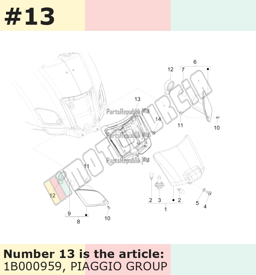 Frame, for tail light, chrome