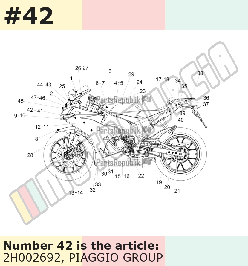 Dekor, Motiv: RS-GP Replica, links