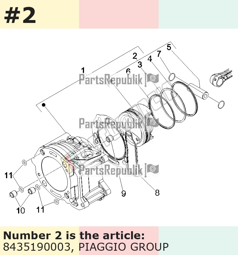 Piston cat. 3
