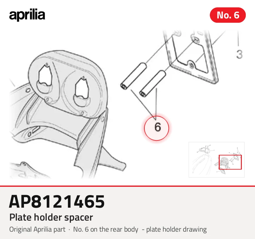 Plaathouder spacer