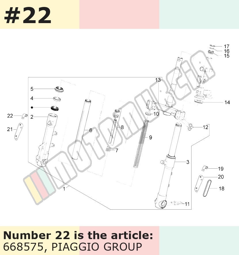 Fixation droit