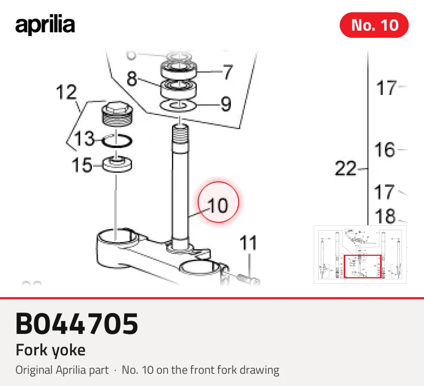 Fork yoke
